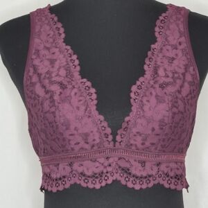 Victoria's Secret Plunging Lace Bralette NWT - Size L